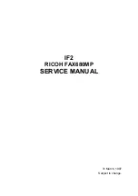 Ricoh Fax 680 MP Service Manual preview