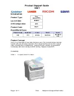 Ricoh FAX1180L Product Support Manual preview