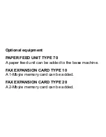 Preview for 2 page of Ricoh fax1700 Operator'S Manual