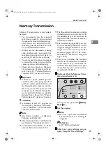 Предварительный просмотр 27 страницы Ricoh FAX3310LE Operating Instructions Manual