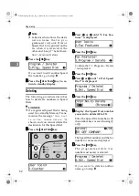 Предварительный просмотр 56 страницы Ricoh FAX3310LE Operating Instructions Manual