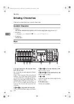 Предварительный просмотр 68 страницы Ricoh FAX3310LE Operating Instructions Manual