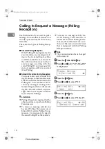 Предварительный просмотр 30 страницы Ricoh fax3900l Operating Instructions Manual