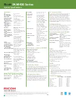 Preview for 6 page of Ricoh FAX4430L Brochure & Specs