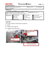 Предварительный просмотр 17 страницы Ricoh Finisher SR5030 Technical Bulletin