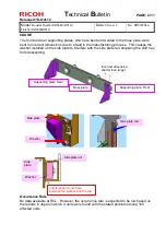 Предварительный просмотр 18 страницы Ricoh Finisher SR5030 Technical Bulletin