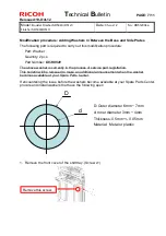 Предварительный просмотр 23 страницы Ricoh Finisher SR5030 Technical Bulletin