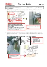 Предварительный просмотр 25 страницы Ricoh Finisher SR5030 Technical Bulletin