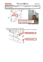 Предварительный просмотр 26 страницы Ricoh Finisher SR5030 Technical Bulletin