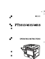 Ricoh FT3813, FT4615, FT4618 Operating Instructions Manual предпросмотр