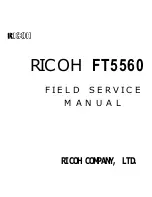 Ricoh FT556 Service Manual предпросмотр