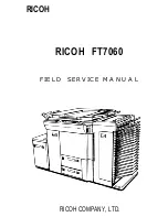 Ricoh FT7060 Field Service Manual preview