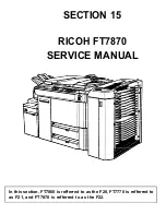 Предварительный просмотр 606 страницы Ricoh FT7770 Service Manual