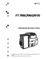 Ricoh FT7950 Operating Instructions Manual preview