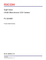 Ricoh FV-G200B1 Product Specifications preview