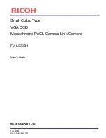 Preview for 1 page of Ricoh FV-L030B1 User Manual