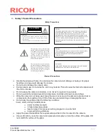 Preview for 4 page of Ricoh FV-L500B1 Product Specifications