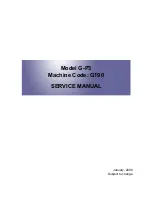 Ricoh G-P3 Service Manual preview