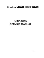 Предварительный просмотр 5 страницы Ricoh G081 Service Manual