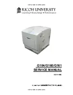 Ricoh G104 Service Manual предпросмотр