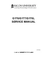 Preview for 5 page of Ricoh G176 Service Manual