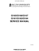 Предварительный просмотр 5 страницы Ricoh G184 Service Manual