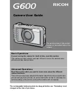 Ricoh G600 User Manual предпросмотр