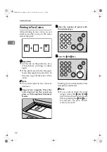 Предварительный просмотр 62 страницы Ricoh Gestetner 5430 Operating Instructions Manual