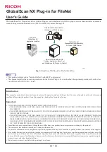 Ricoh GlobalScan NX Plug-in User Manual preview