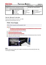 Предварительный просмотр 4 страницы Ricoh GR-C4 Technical Bulletin