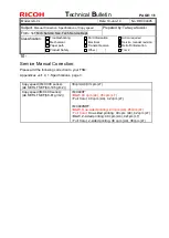 Предварительный просмотр 5 страницы Ricoh GR-C4 Technical Bulletin