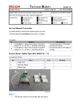 Предварительный просмотр 6 страницы Ricoh GR-C4 Technical Bulletin