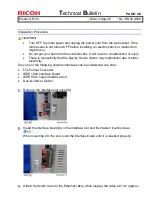 Предварительный просмотр 7 страницы Ricoh GR-C4 Technical Bulletin