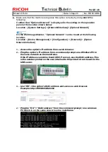 Предварительный просмотр 9 страницы Ricoh GR-C4 Technical Bulletin