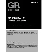 Preview for 1 page of Ricoh GR Digital II User Manual