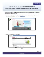 Предварительный просмотр 4 страницы Ricoh GX e7700N Installation Manual