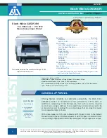 Предварительный просмотр 1 страницы Ricoh GX5050N - Aficio Color Inkjet Printer Brochure & Specs