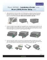 Preview for 4 page of Ricoh GX7000 SubliJet R Installation Manual