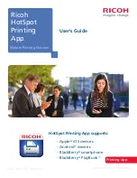 Ricoh HotSpot Printing App User Manual preview