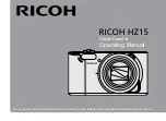 Preview for 1 page of Ricoh HZ15 Operating Manual