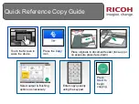 Ricoh IM C6000 Series Quick Reference Copy Manual preview