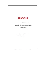 Ricoh imagio MP 6001 series,
Aficio MP 9001 Series Manual preview