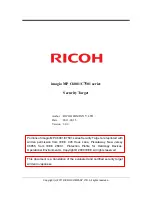 Ricoh imagio MP C6001 Series Manual preview