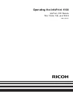 Предварительный просмотр 1 страницы Ricoh InfoPrint 4100 TD3 Operating Manual