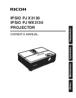 Preview for 59 page of Ricoh IPSiO PJ WX3130 Owner'S Manual