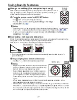 Preview for 77 page of Ricoh IPSiO PJ WX3130 Owner'S Manual