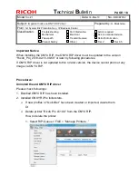 Preview for 5 page of Ricoh Ko-P1 Technical Bulletin