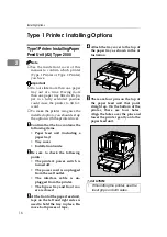 Предварительный просмотр 28 страницы Ricoh Laser AP1600 Setup Manual