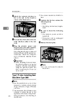 Предварительный просмотр 32 страницы Ricoh Laser AP1600 Setup Manual