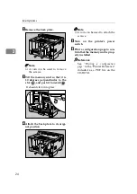 Предварительный просмотр 36 страницы Ricoh Laser AP1600 Setup Manual